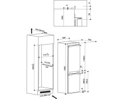 Встраиваемый холодильник KitchenAid KCBDS 20701