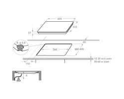 Рабочая поверхность KitchenAid KHIMS 66500