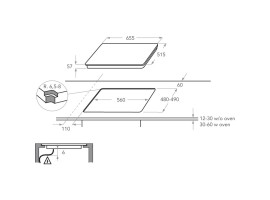 Рабочая поверхность KitchenAid KHIMS 66500