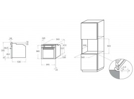 Духовой шкаф встраиваемый KitchenAid KOLSP 60602